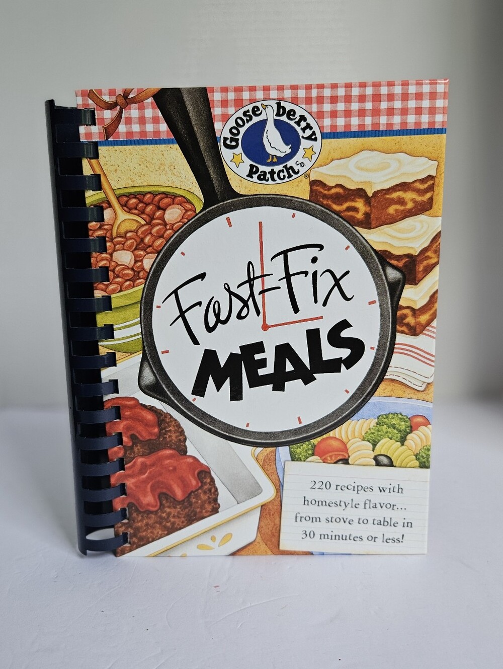 NEW Gooseberry Patch Fast-Fix Meals Spiral Cookbook Cracker Barrel